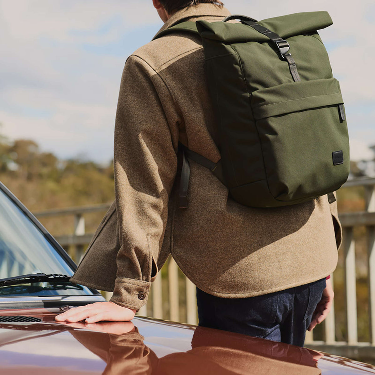 Classic Rolltop Bellroy BCRA-OLI-244 Backpacks 16L / Olive