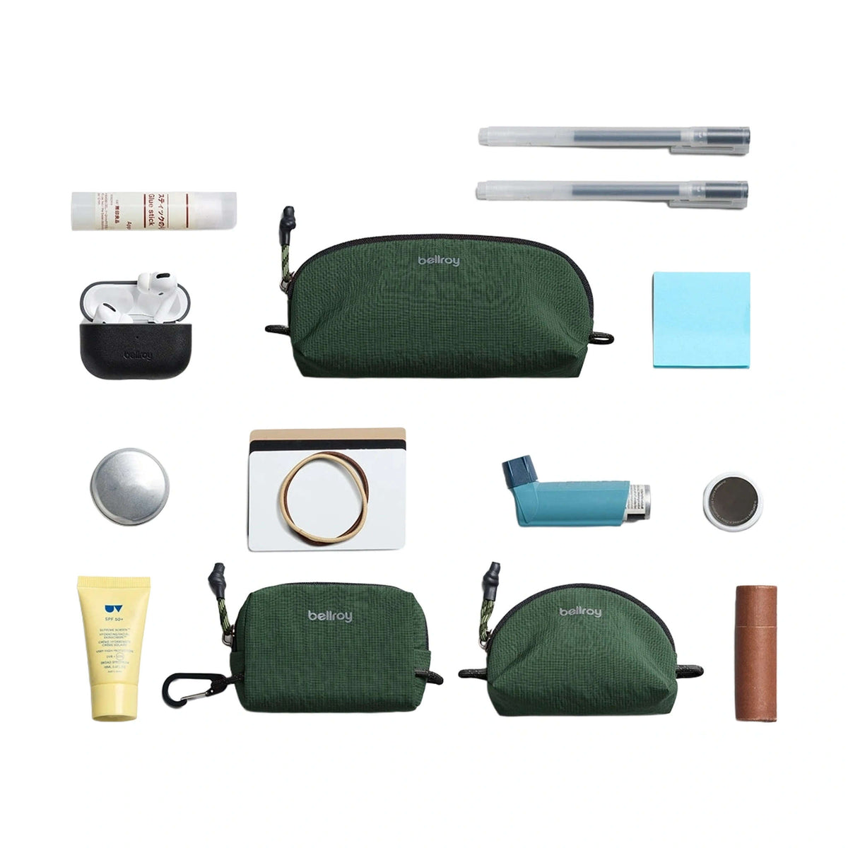 Lite Pocket Trio Bellroy ELPB-SPC-234 Packing Cubes One Size / Spruce