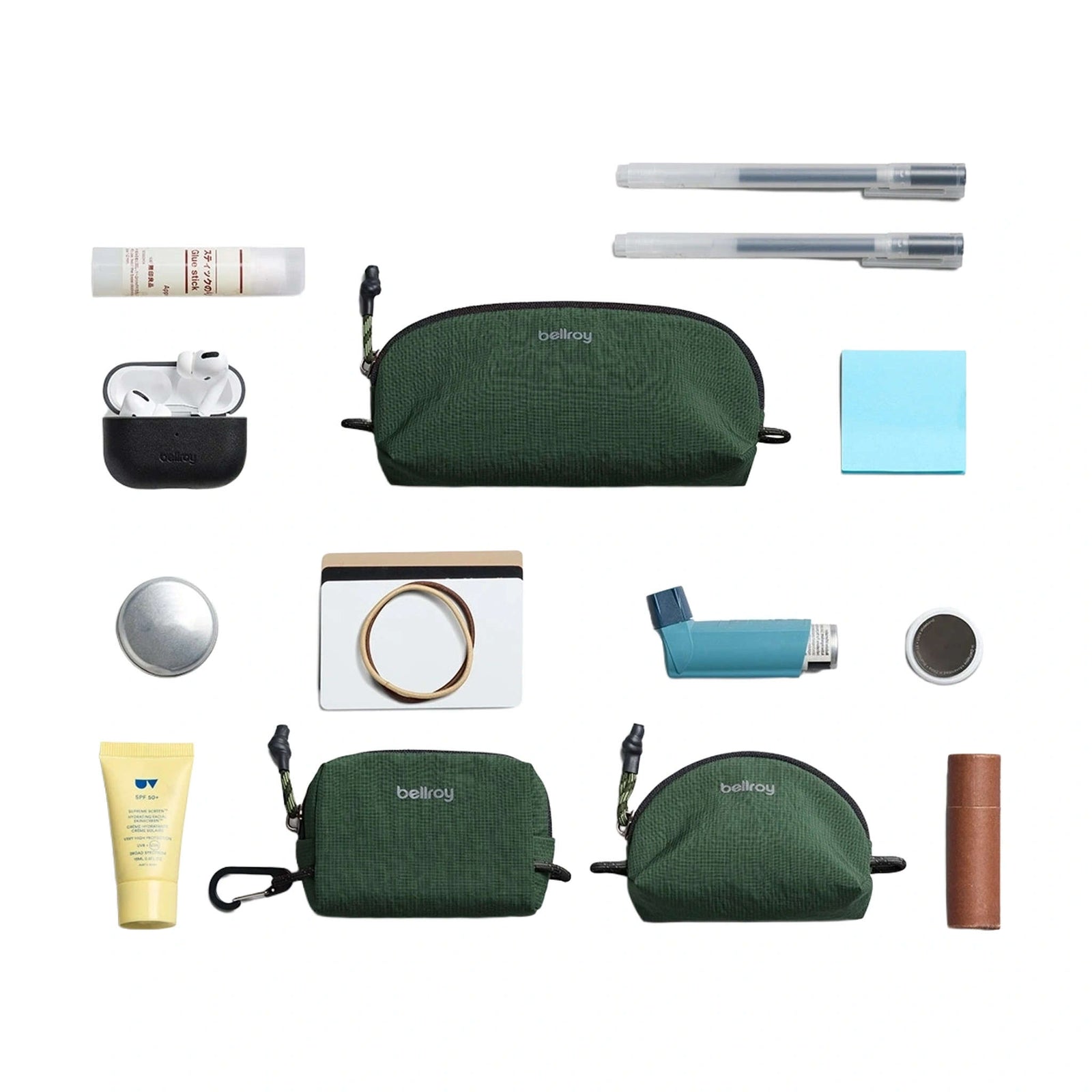 Lite Pocket Trio Bellroy ELPB-SPC-234 Packing Cubes One Size / Spruce