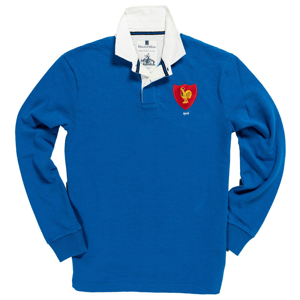 France 1906 Rugby Shirt Black &amp; Blue 1871 Rugby Shirts
