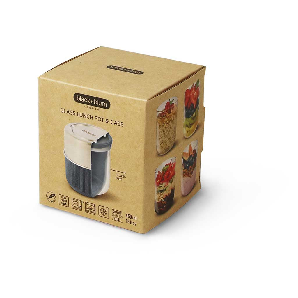 Glass Lunch Pot Black+Blum Food Containers