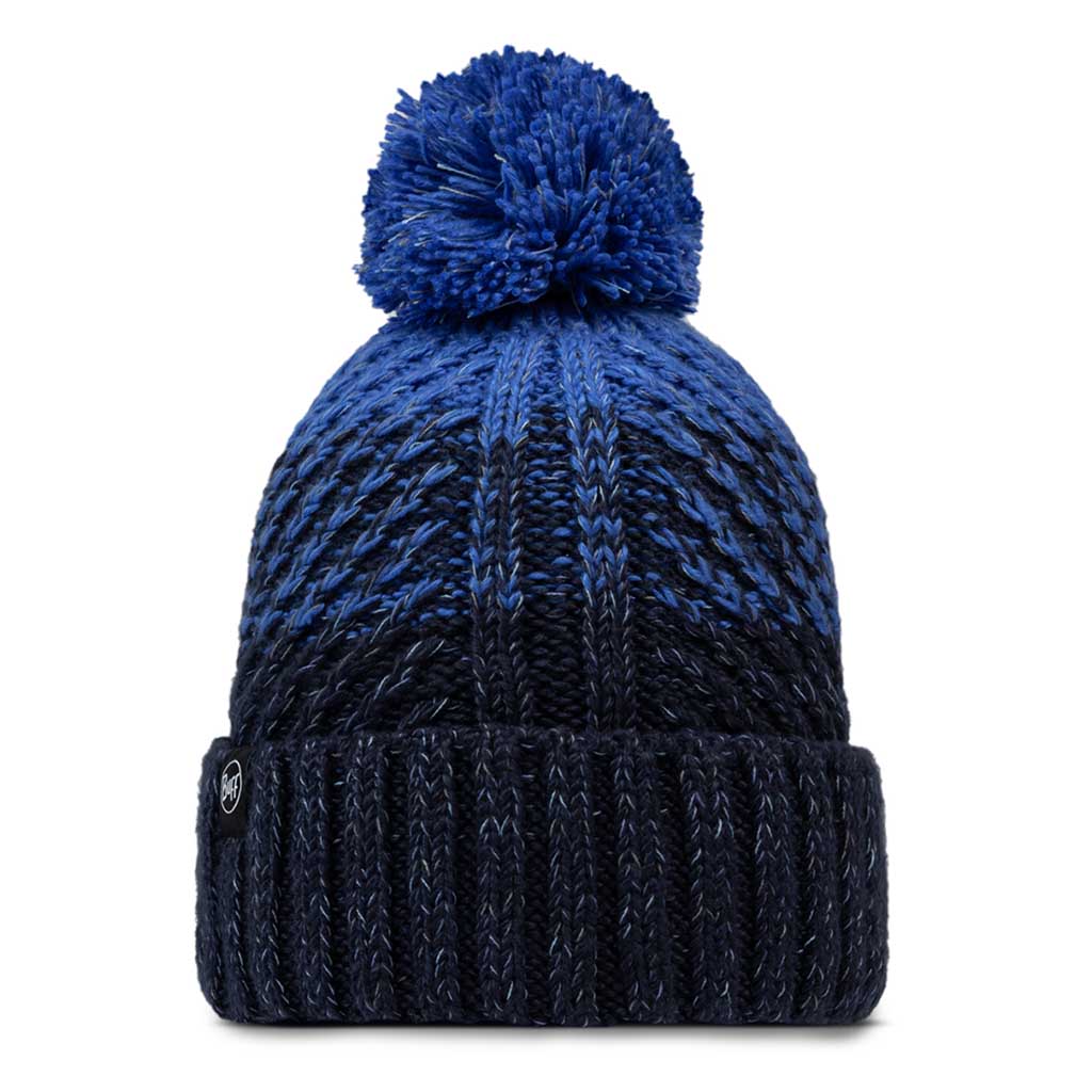 Akna Knitted Beanie &amp; Fleece Band BUFF 136684.779 Beanies One Size / Night Blue