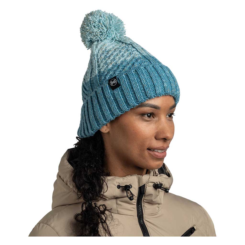 Akna Knitted Beanie & Fleece Band BUFF 136684.756 Beanies One Size / Tourmaline