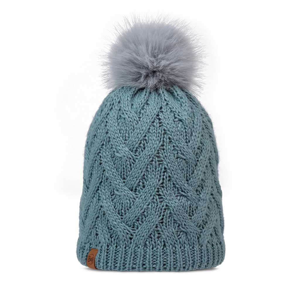 Caryn Knitted Beanie &amp; Fleece Band BUFF 136743.770 Beanies One Size / Blue Glass