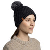 Caryn Knitted Beanie & Fleece Band BUFF 136743.901 Beanies One Size / Graphite