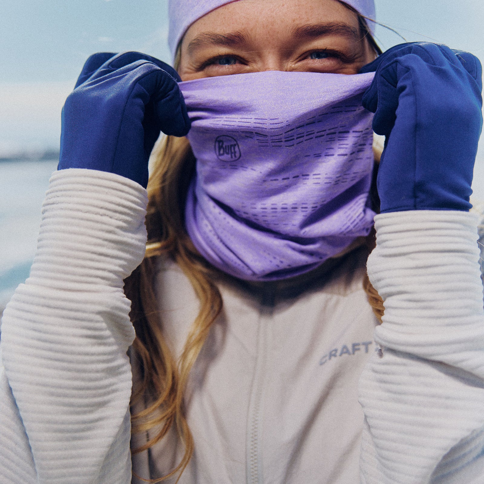 DryFlx® Headband BUFF 118098.641 Earmuffs One Size / Iris