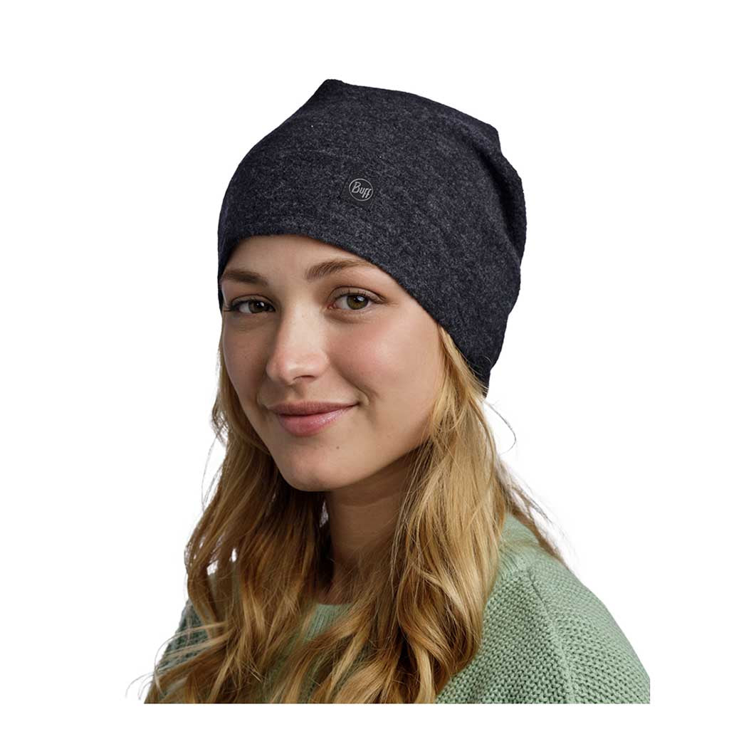 Merino Fleece Beanie BUFF 129446.999 Beanies One Size / Black