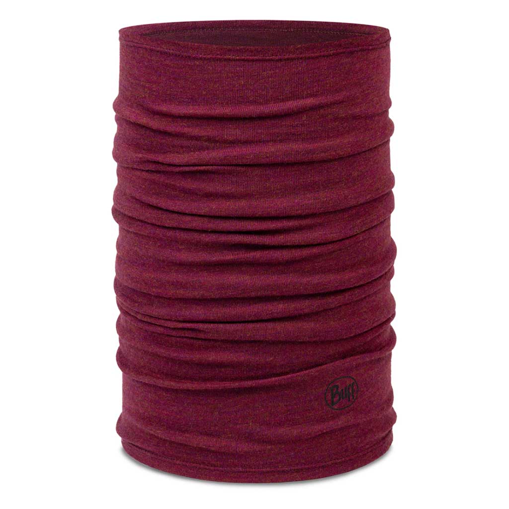 Merino Heavyweight BUFF 113018.422 Neck Gaiters One Size / Tibetan Red