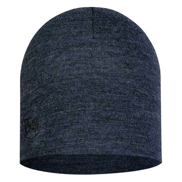 Merino Midweight Beanie BUFF 118007.779 Beanies One Size / Night Blue Melange