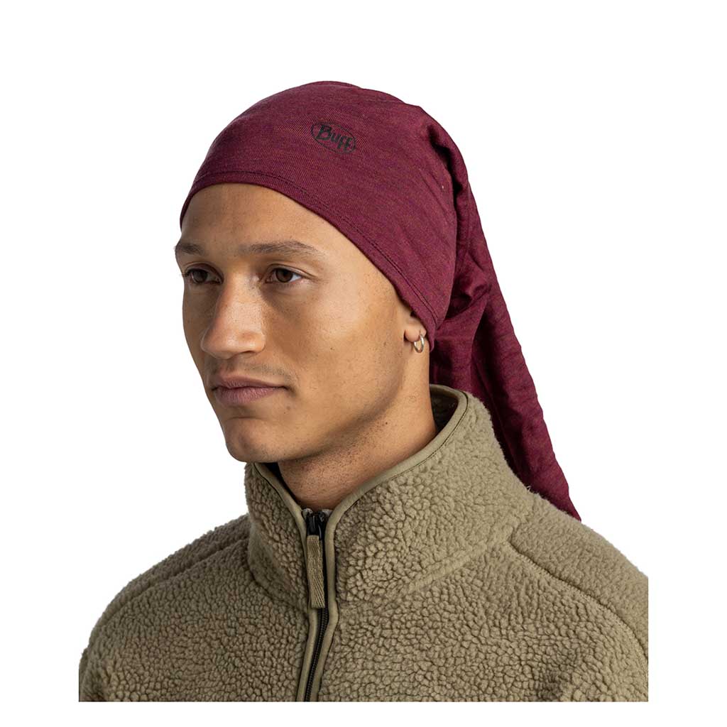 Merino Midweight BUFF 113022.422 Neck Gaiters One Size / Tibetan Red