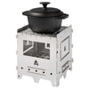 Bushbox XXL Campfire Cooking Panel Bushcraft Essentials BCE-066 Firepit Accessories One Size / Stainless
