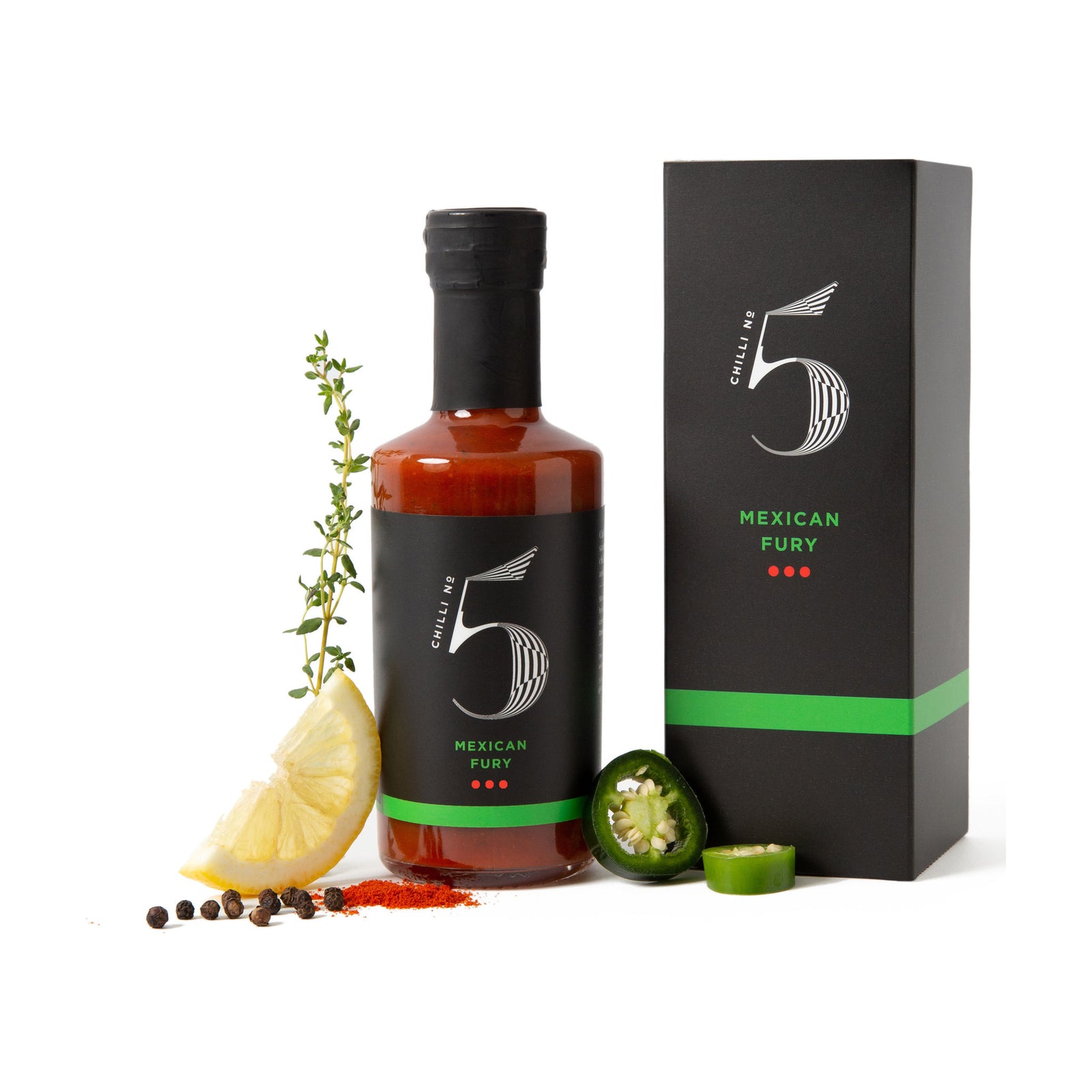 Chilli Sauce | Mexican Fury Chilli No.5 BOT-MEX-0006 Oils & Condiments 200ml / Mexican Fury