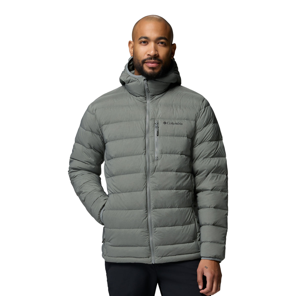 Drift Peak™ Stretch Down Hooded Jacket | Men's Columbia Men's Down Jackets