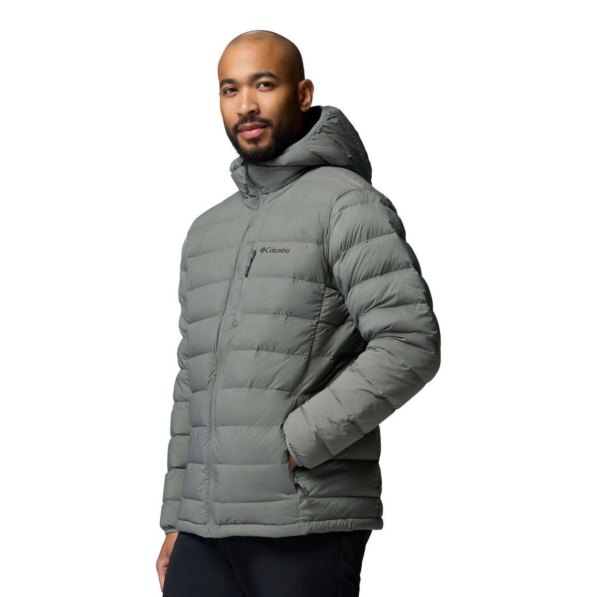 Drift Peak™ Stretch Down Hooded Jacket | Men's Columbia Men's Down Jackets