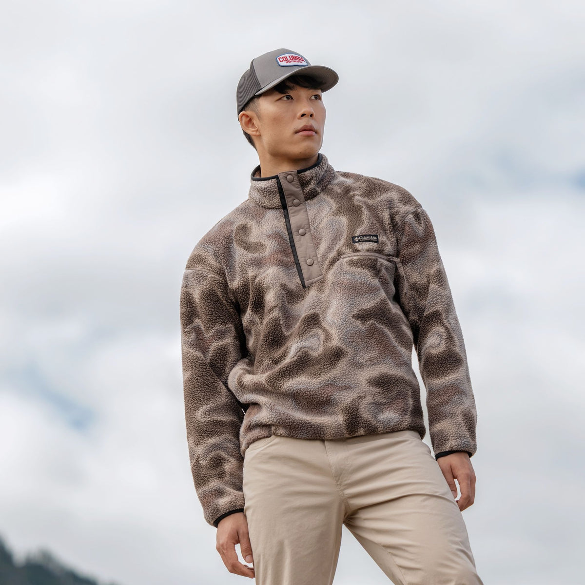 Helvetia™ II Printed Half Snap Fleece | Men's Columbia Men's Hoodies