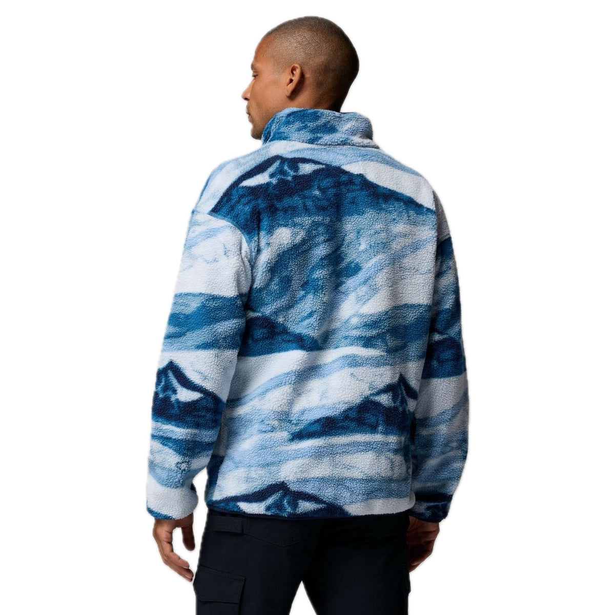 Helvetia™ II Fleecejacke mit bedrucktem Halb-Druckknopfverschluss | Herren