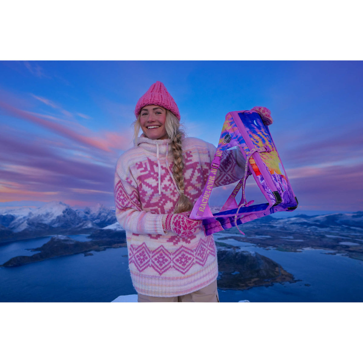Hex 2.0 Original Chair | Rachel Pohl Limited Edition Crazy Creek 1024-RPSG Chairs One Size / Snow Ghosts
