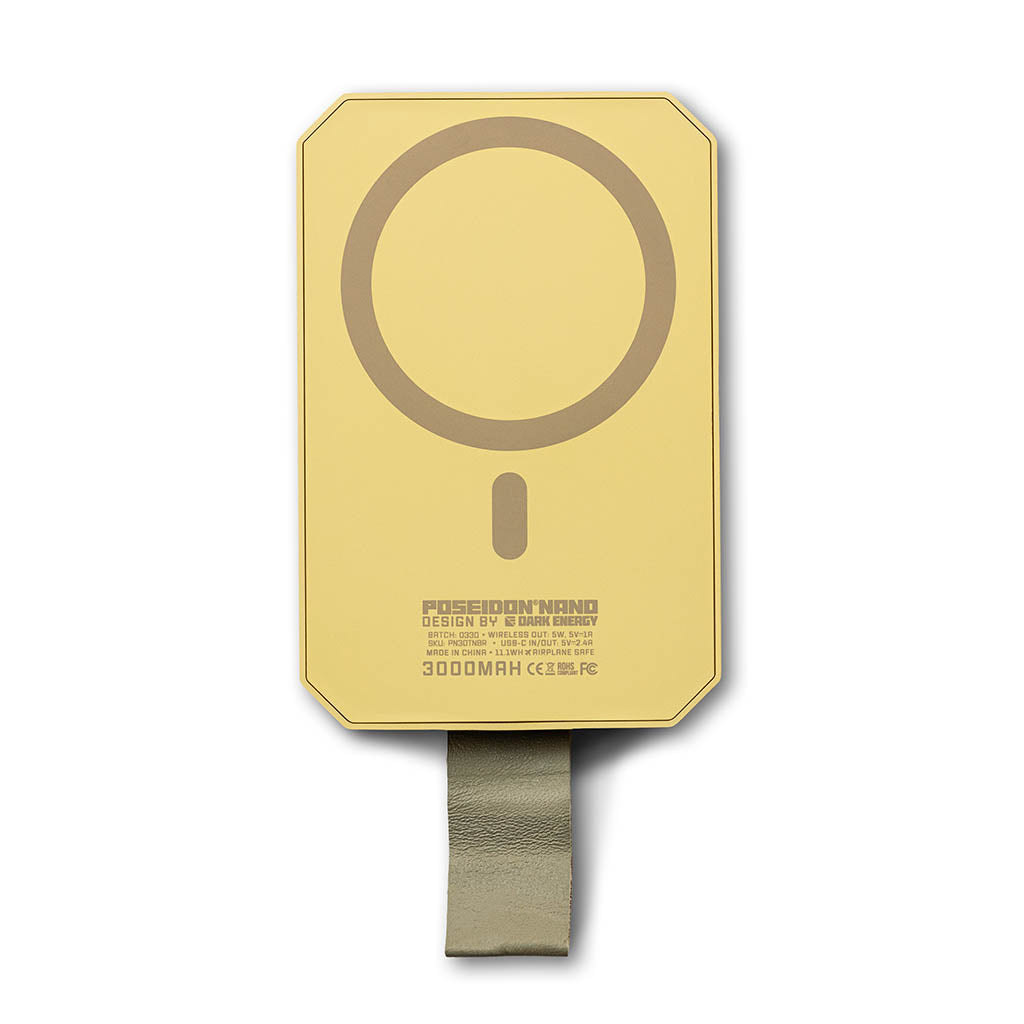 Poseidon Nano Wireless Charger Dark Energy PN30TNBR Power Banks One Size / Desert Tan