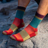 Heady Stripe Micro Crew Lightweight | Cushion | Men's Darn Tough Men's Socks