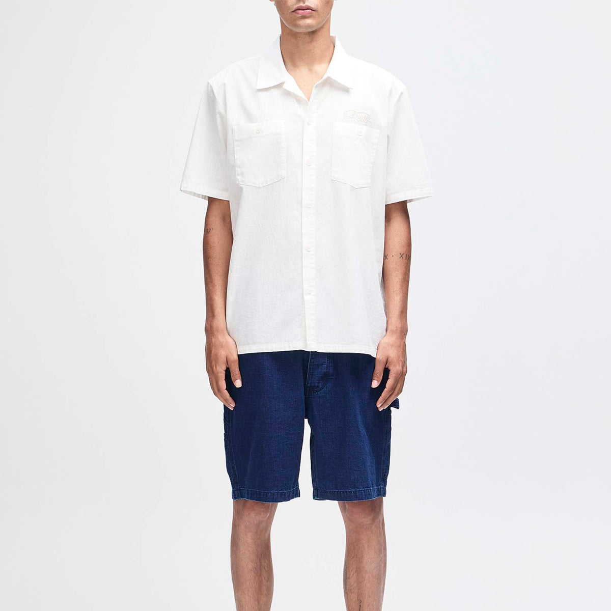 Forecourt Chambray Shirt Deus Ex Machina Men's Shirts