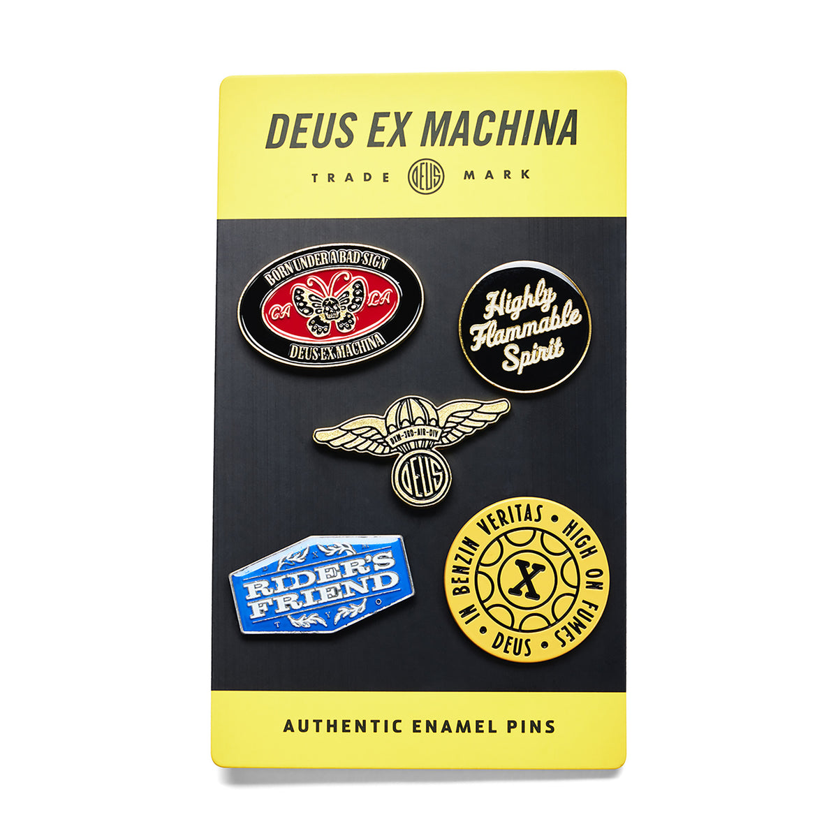Machina Pin Set Deus Ex Machina D263MAC366-MLT-OS Pin Badge Pack One Size / Multi