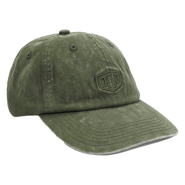 Shield Garment Dyed Dad Cap Deus Ex Machina DMF257382-CYP-OS Caps & Hats One Size / Cypress Green