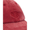 Shield Garment Dyed Dad Cap Deus Ex Machina DMF257382-LVF-OS Caps & Hats One Size / Lava Falls Red