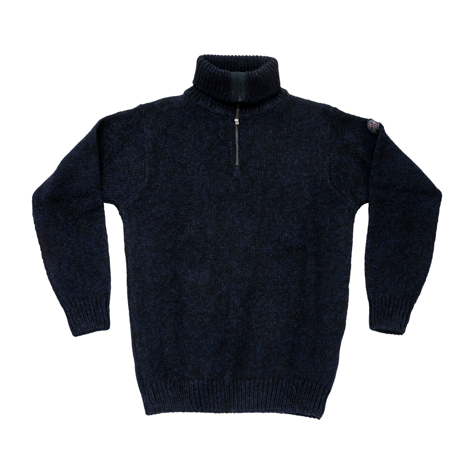 Nansen Wool Zip Neck Devold Unisex Knitted Jumpers