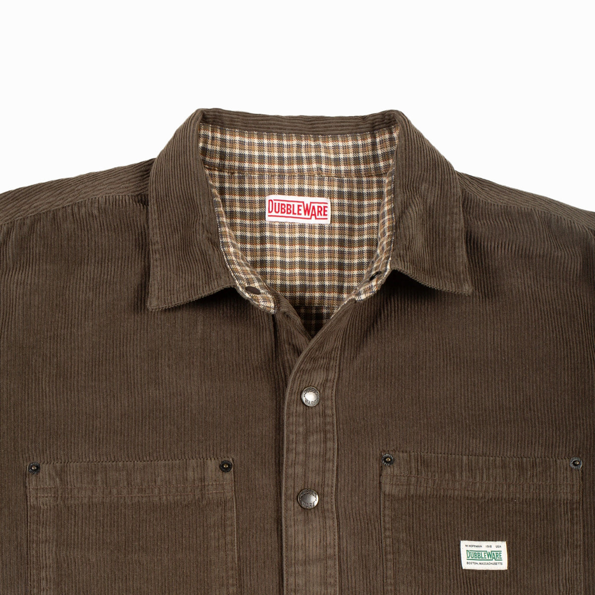 Lined Snap Overshirt | Men's Dubbleware Men's Shirts