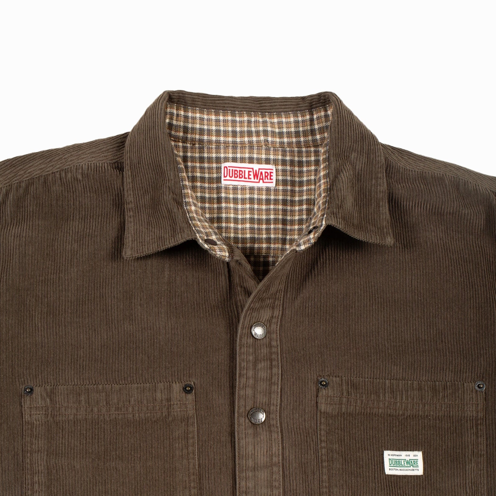 Lined Snap Overshirt | Men's Dubbleware Men's Shirts
