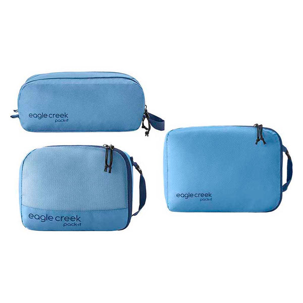 Pack-It Overnight Set Eagle Creek EC050405424 Packing Cubes 3 Pack / Blue