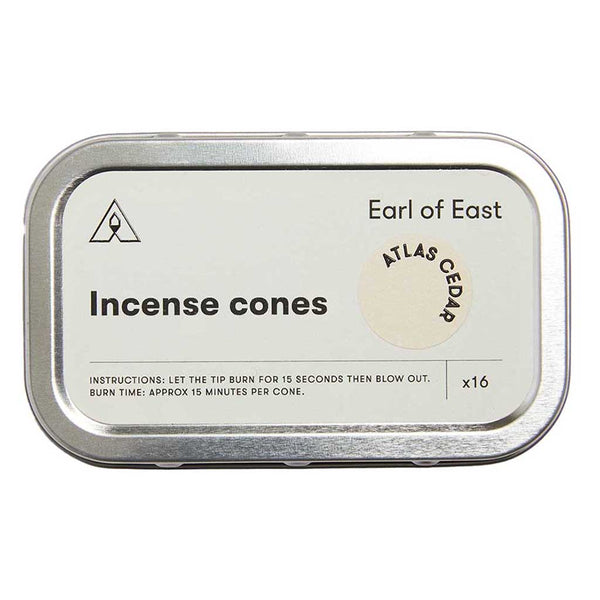 Incense Cones Earl of East EOE/IC/AC Incense 16 Pieces / Atlas Cedar