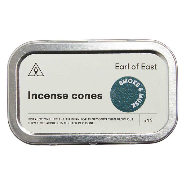 Incense Cones Earl of East EOE/IC/SM Incense 16 Pieces / Smoke & Musk