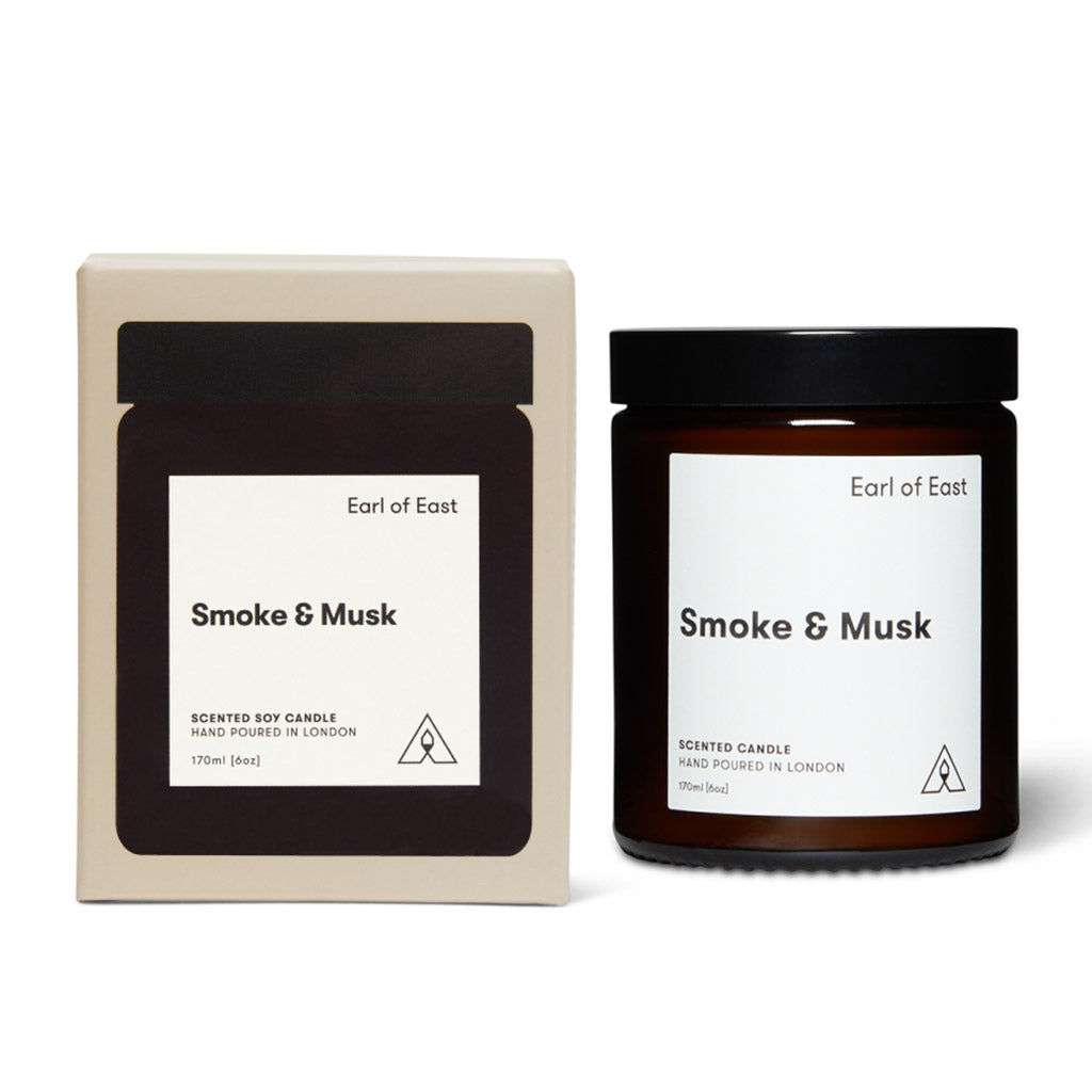 Soy Wax Candle | Smoke & Musk Earl of East Candles