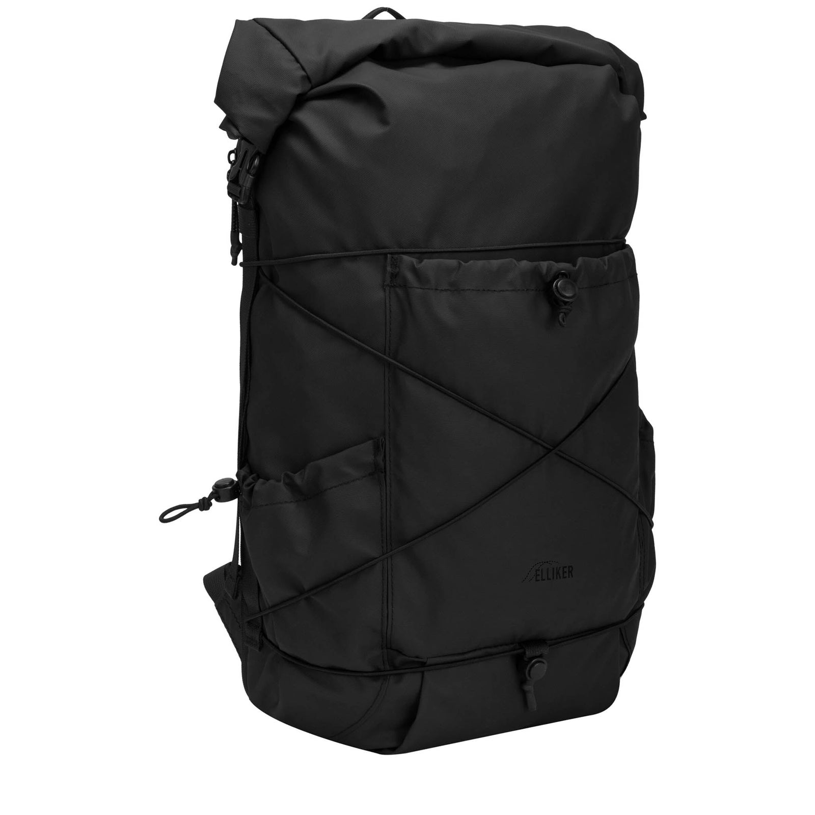 Buckden Roll Top Backpack Elliker 34052-BLACK Backpacks 24L / Black