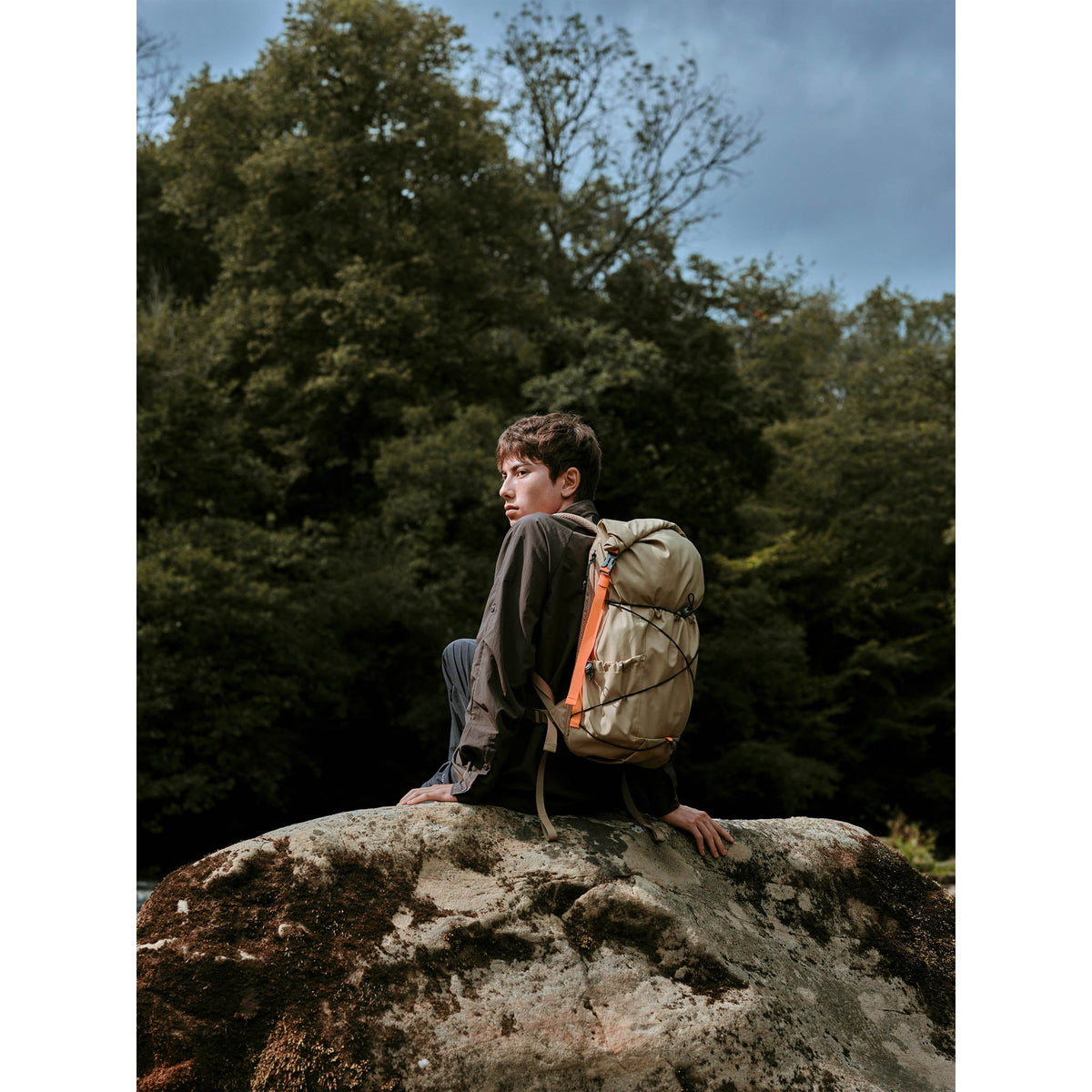 Buckden Roll Top Backpack Elliker 34052-BLACK Backpacks 24L / Black