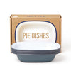 Pie Dishes (Set of 4) Falcon Enamelware FAL-DIS-GG-UK Pie Dishes 20 cm / Pigeon Grey