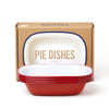 Pie Dishes (Set of 4) Falcon Enamelware FAL-DIS-RR-UK Pie Dishes 20 cm / Pillarbox Red