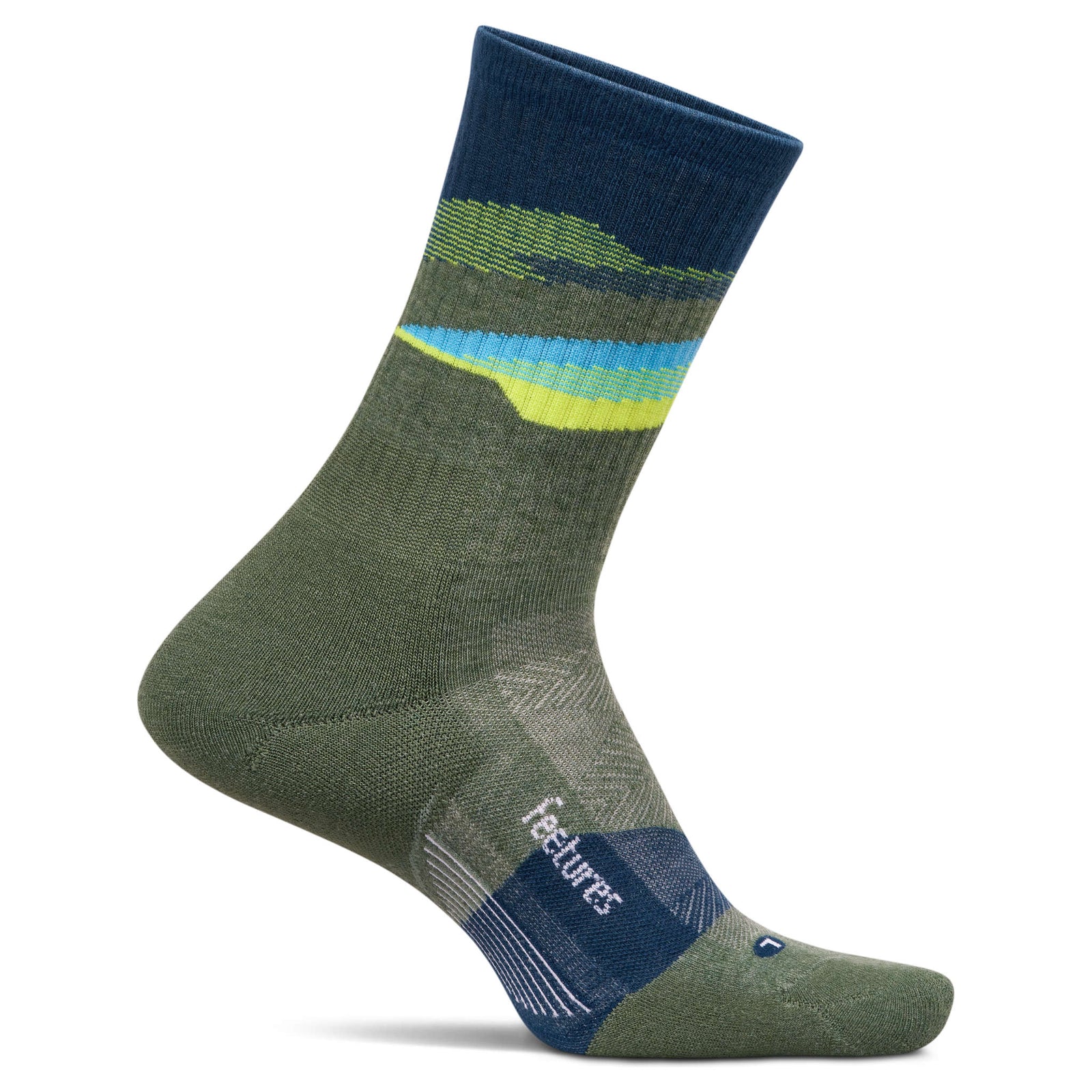 Trail Max Cushion Mini Crew Feetures Unisex Socks