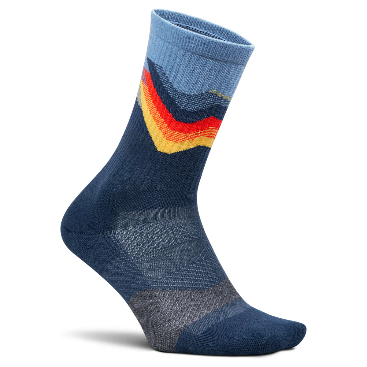 Trail Max Cushion Mini Crew Feetures Unisex Socks