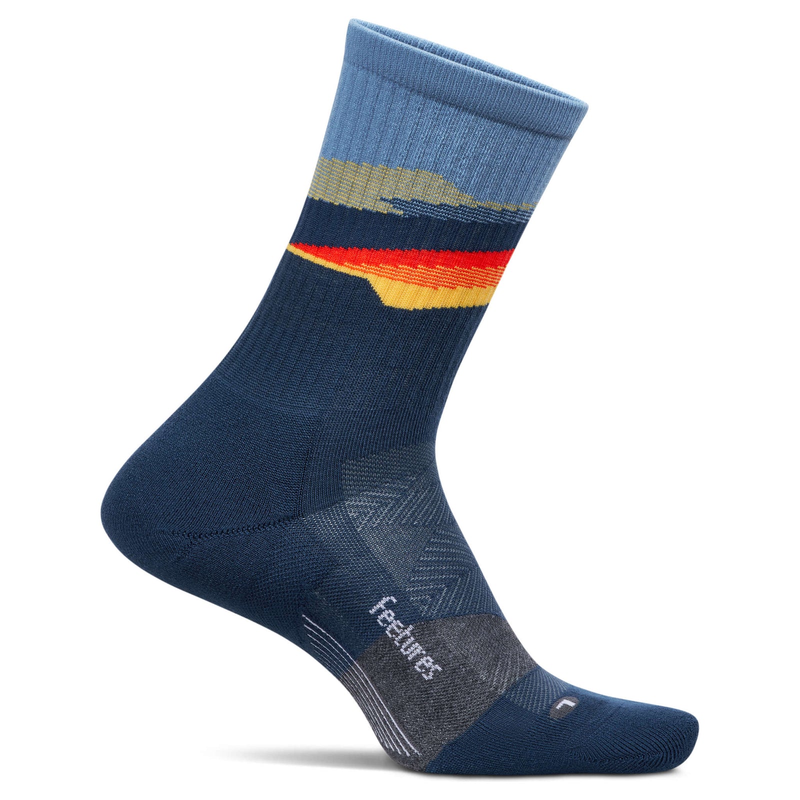 Trail Max Cushion Mini Crew Feetures Unisex Socks