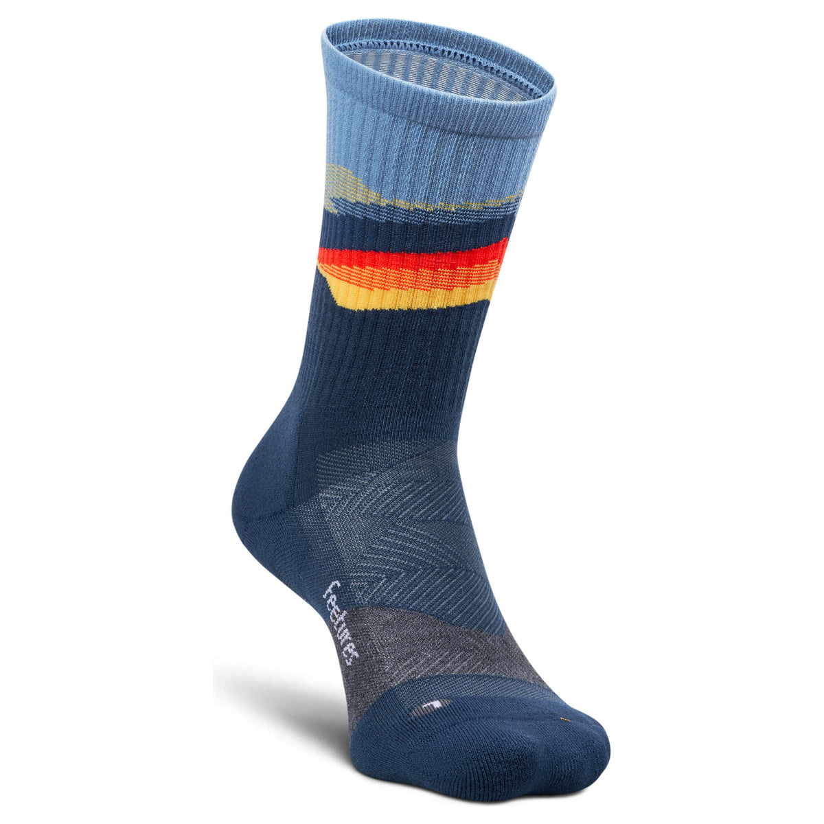 Trail Max Cushion Mini Crew Feetures Unisex Socks