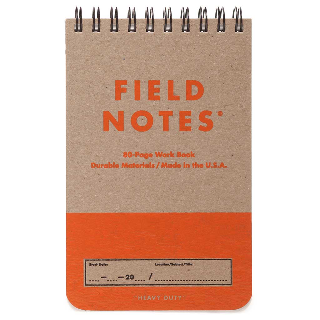 Heavy Duty Ruled and Double Graph Grid Paper (2-Pack) Field Notes FNC-47 Notebooks One Size / Brown/Orange