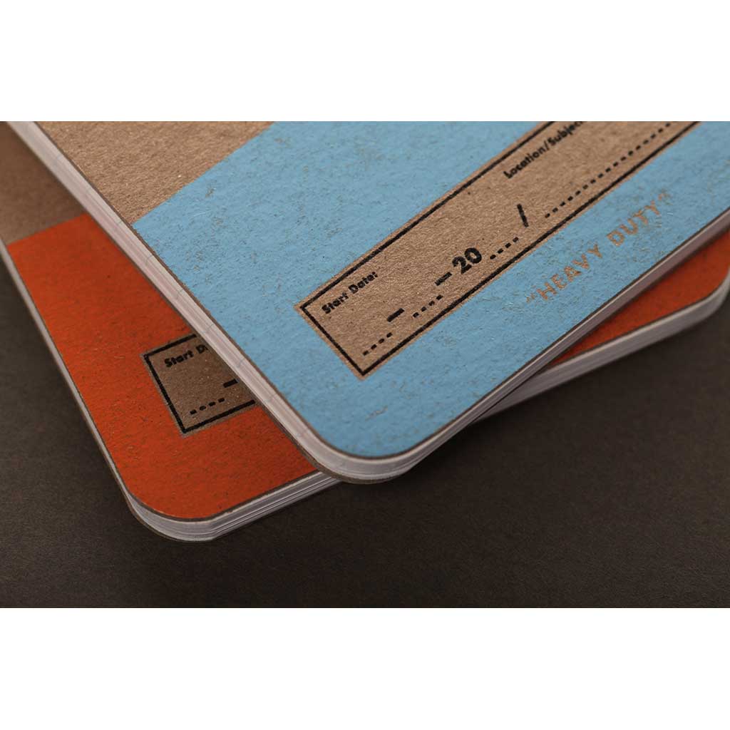 Heavy Duty Ruled and Double Graph Grid Paper (2-Pack) Field Notes FNC-47 Notebooks One Size / Brown/Orange