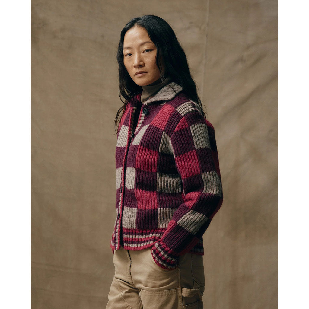Checkered Wool Cardigan | Women's Filson Women's Jumpers