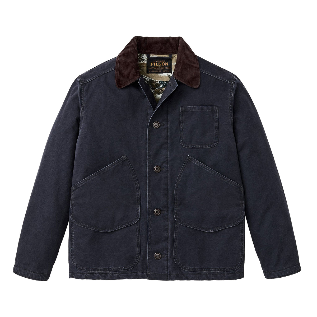 Insulated Canvas Outfitter Jacket | Men's Filson Men's Insulated Jackets