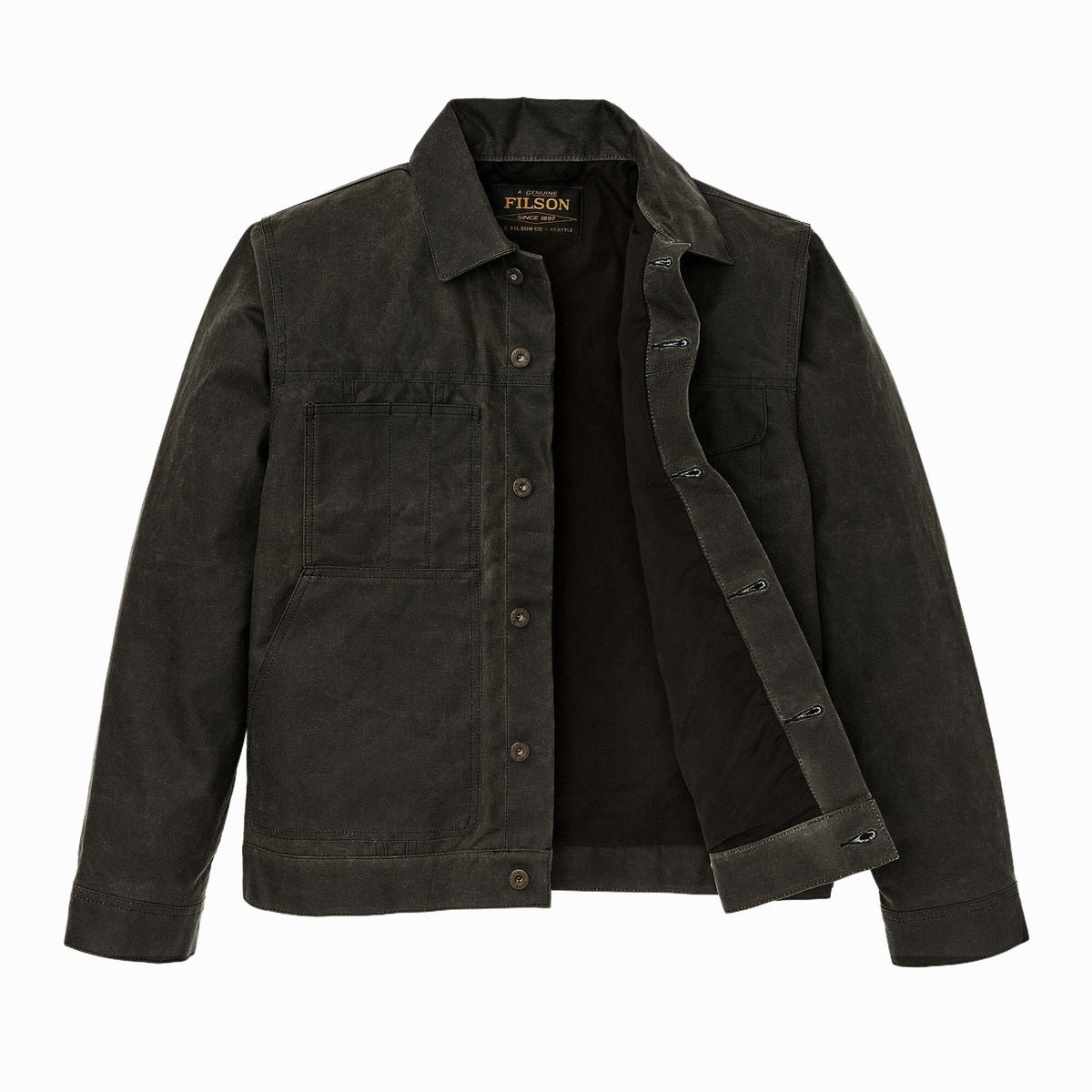 Tin Cloth Short Lined Cruiser Filson Men's Jackets