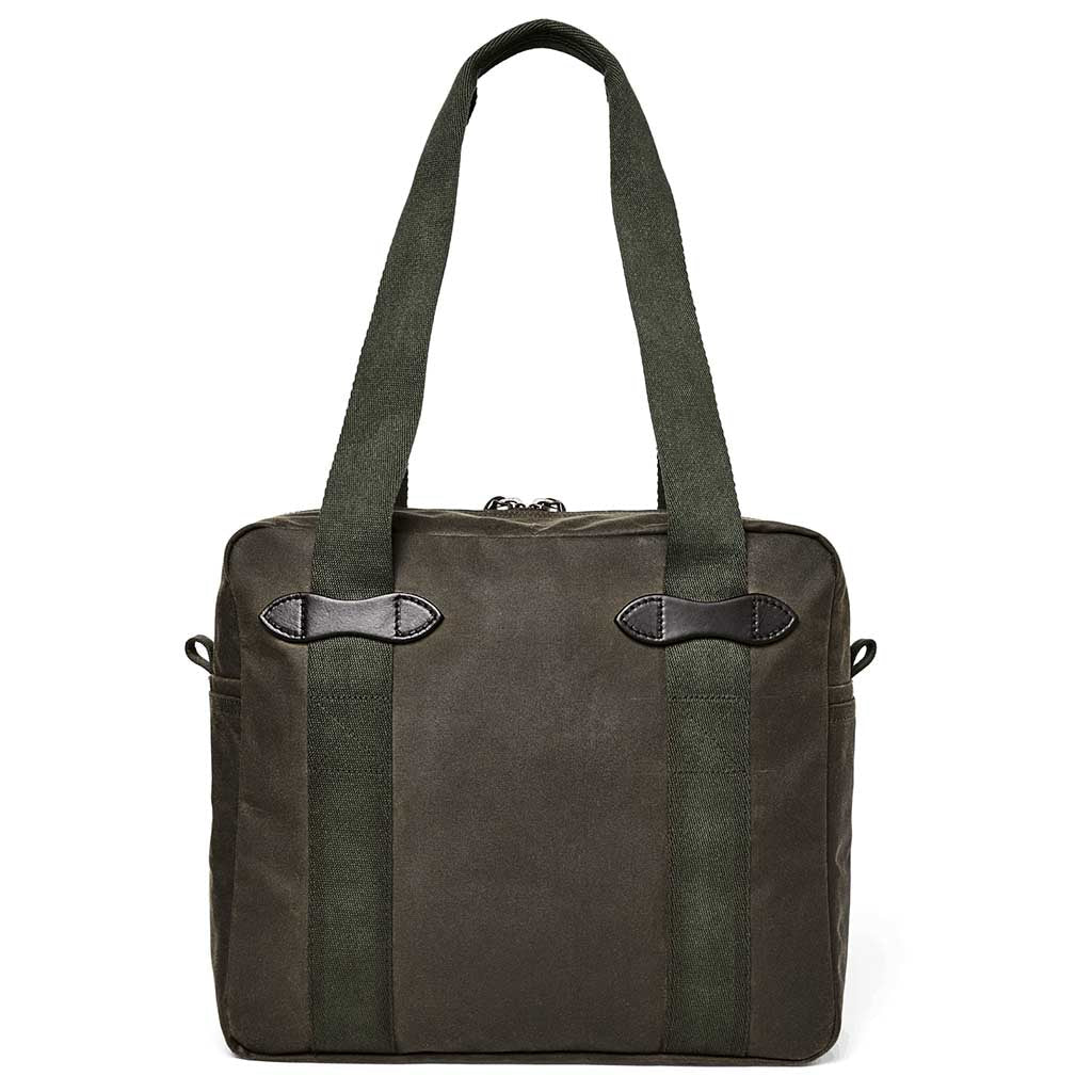 Tin Cloth Tote Bag With Zipper Filson FMBAG0053-308 Tote Bags One Size / Otter Green