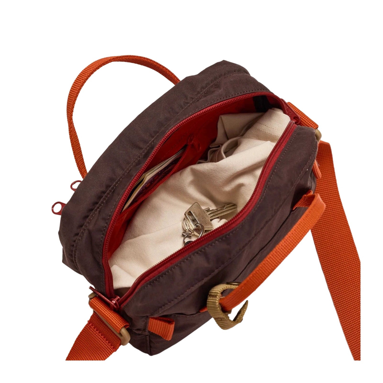 Kånken Koncept Crossbody Fjällräven 23200434-294-333 Crossbody Bags 4L / Black Oak/Rowan Red