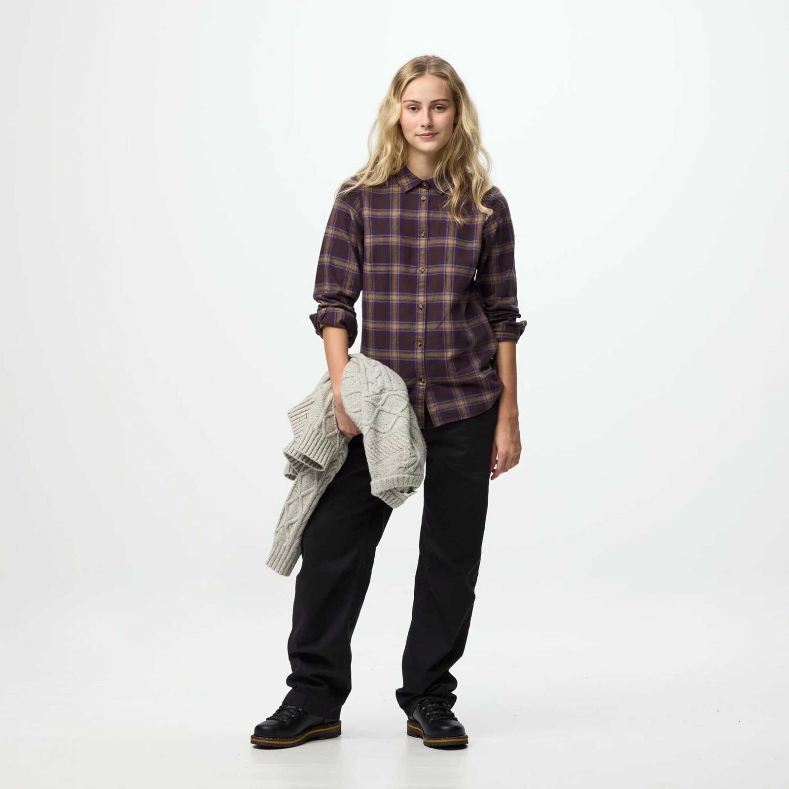 Övik Classic Flannel Shirt | Women's Fjällräven Women's Shirts